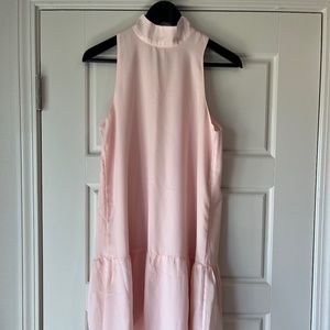 Abercrombie & Fitch - Barbiecore Light Pink Sleeveless Sundress Mock Neck Sz S